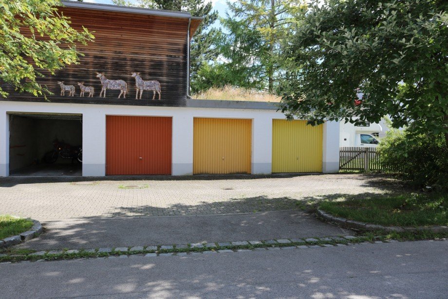 Garage 2. von rechts Etagenwohnung Kaufbeuren