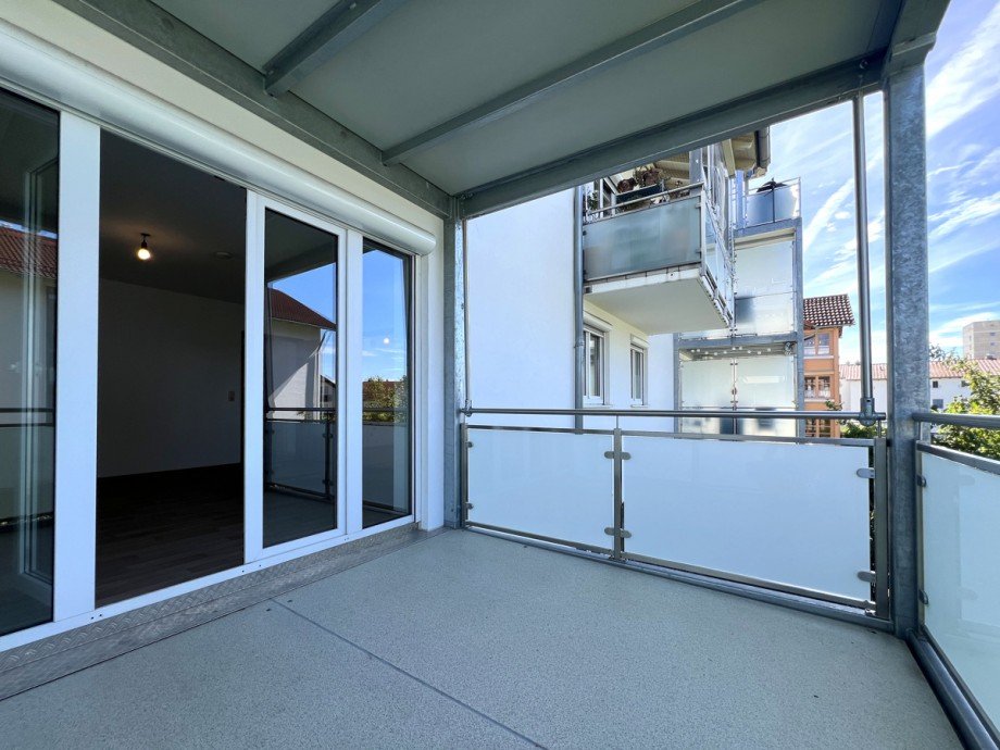 �berdachter Westbalkon Etagenwohnung Kaufbeuren