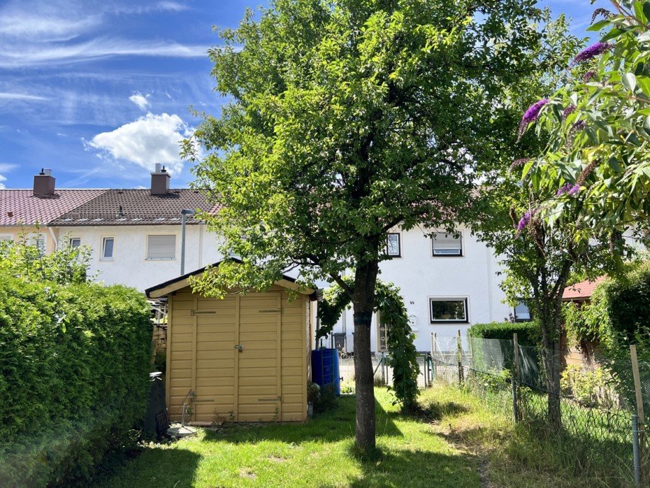 Gartenh�tte Reihenmittelhaus Kaufbeuren