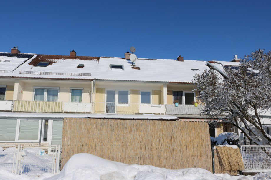 Gartenansicht Reihenmittelhaus Kaufbeuren