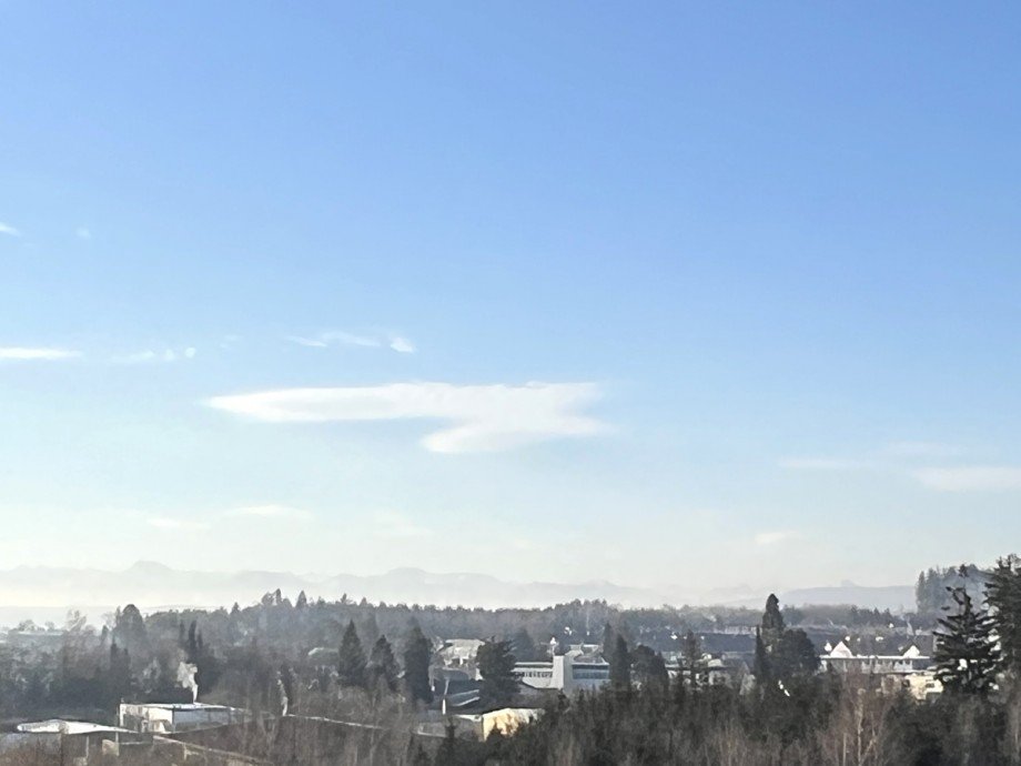 Blick vom Balkon Etagenwohnung Kaufbeuren