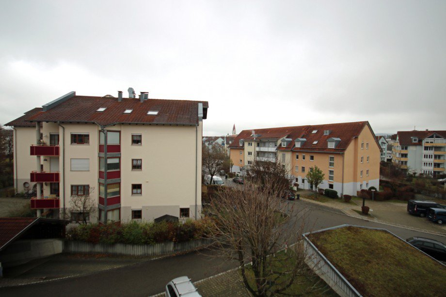 Blick vom Balkon Etagenwohnung Kaufbeuren