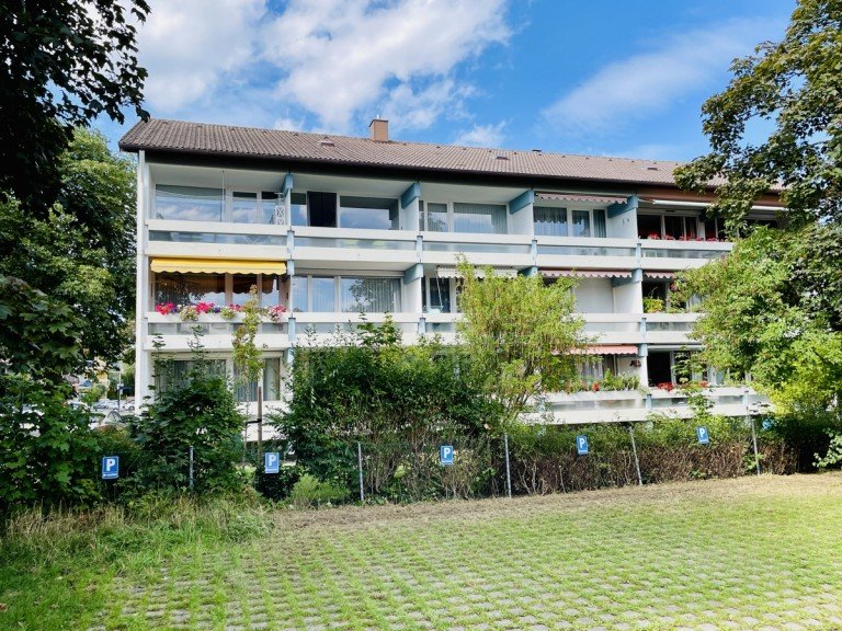 Ansicht S�d Bad W�rishofen - Bad W�rishofen Etagenwohnung 1 Zimmerappartement in ruhiger Lage mit S�dbalkon