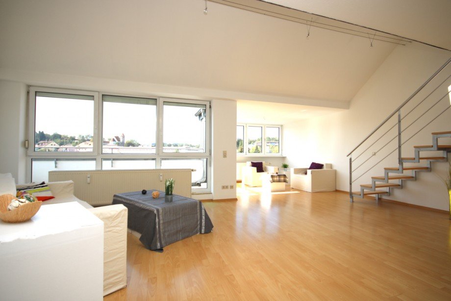 Wohnzimmer Maisonettewohnung Kaufbeuren