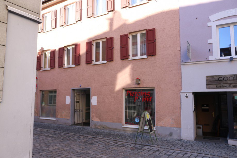 Hausansicht Ladenlokal Kaufbeuren