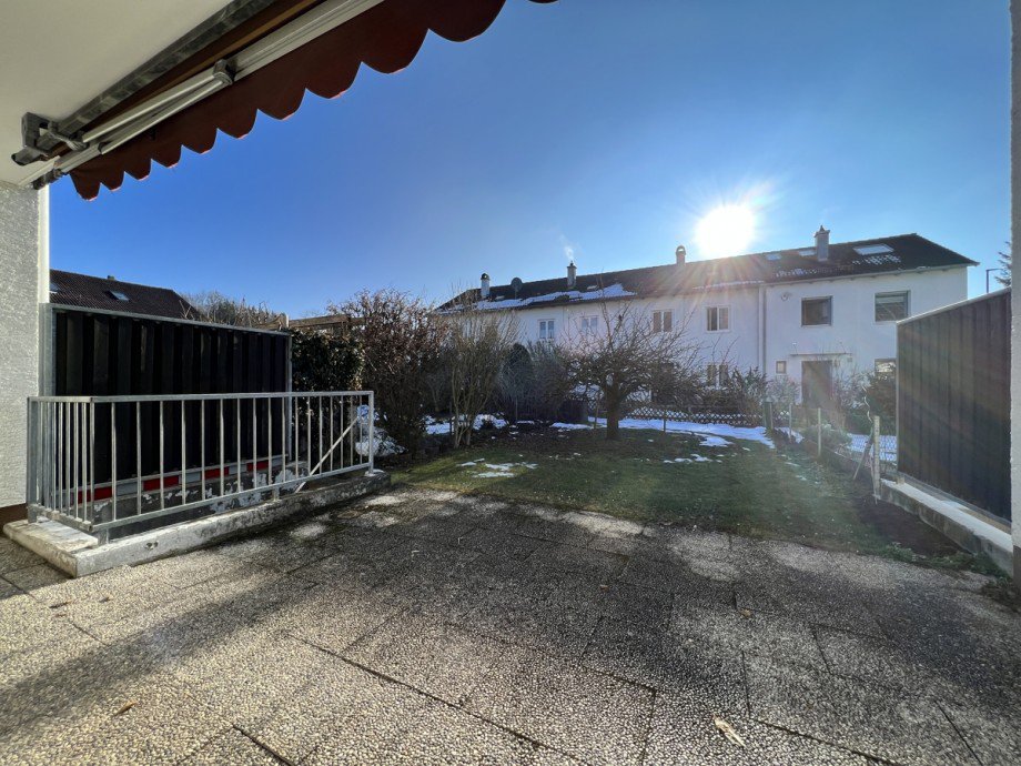 S�dterrasse Reihenmittelhaus Kaufbeuren