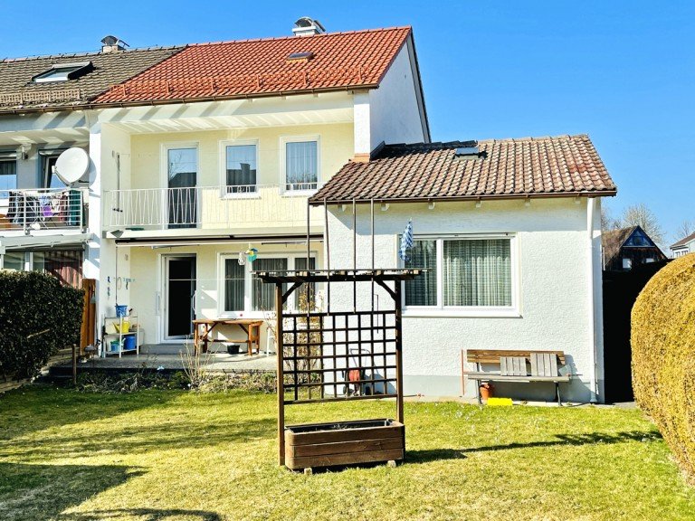 Ansicht S�d Kaufbeuren - Kaufbeuren Reiheneckhaus Reiheneckhaus mit Anbau in ruhiger Lage