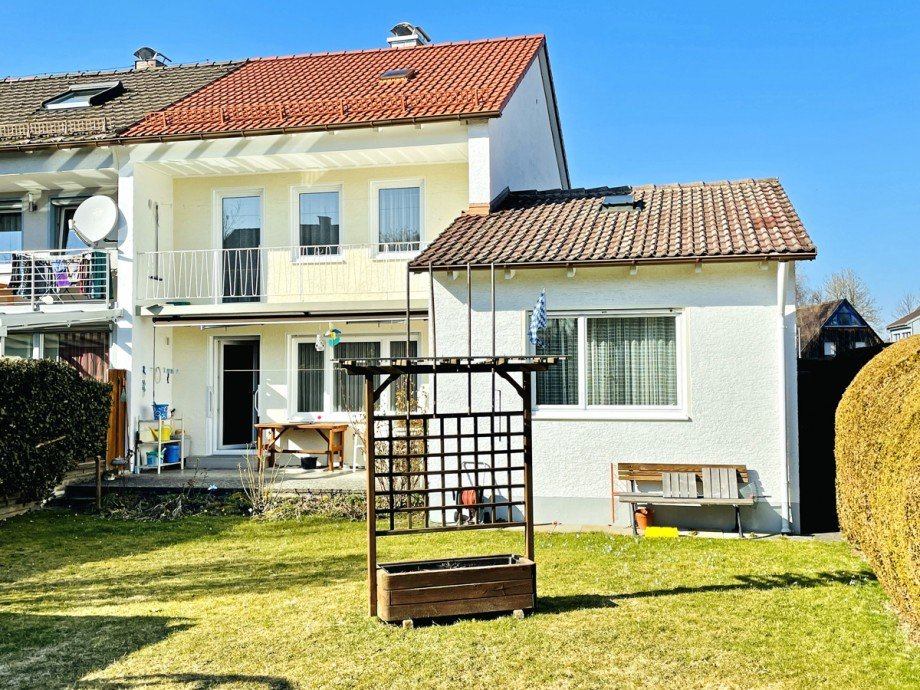 Ansicht S�d Reiheneckhaus Kaufbeuren