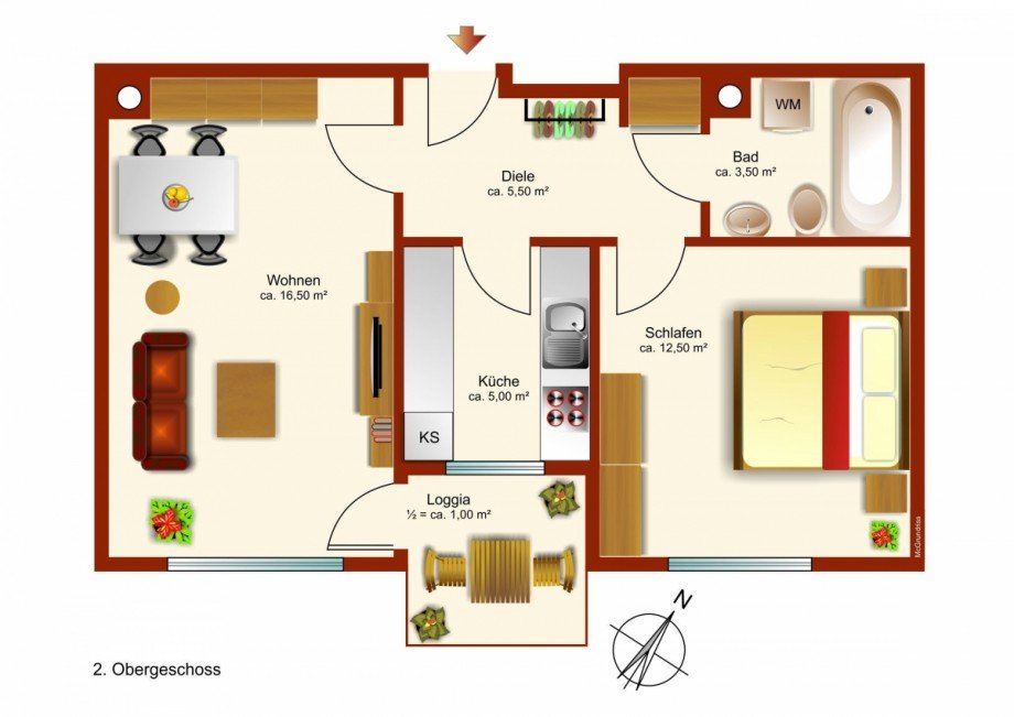 Grundriss Etagenwohnung Kaufbeuren