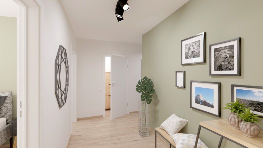 Flur Etagenwohnung Aitrang