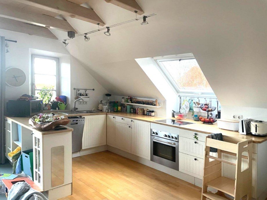 Kochen Dachgeschosswohnung Irsee