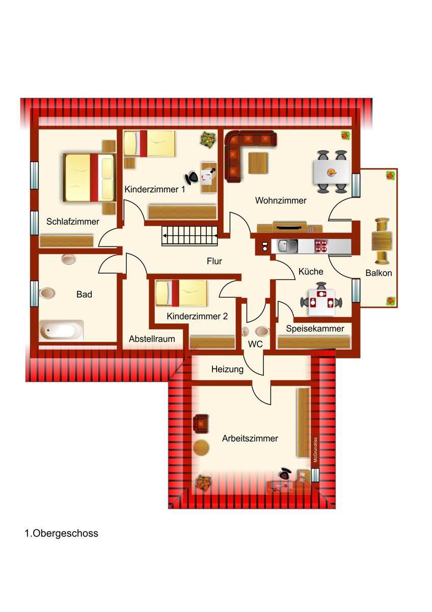 Grundriss Etagenwohnung Buchloe