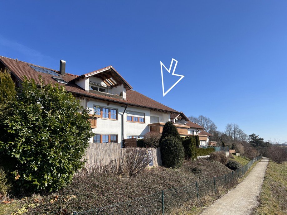 Westansicht Etagenwohnung Kaufbeuren