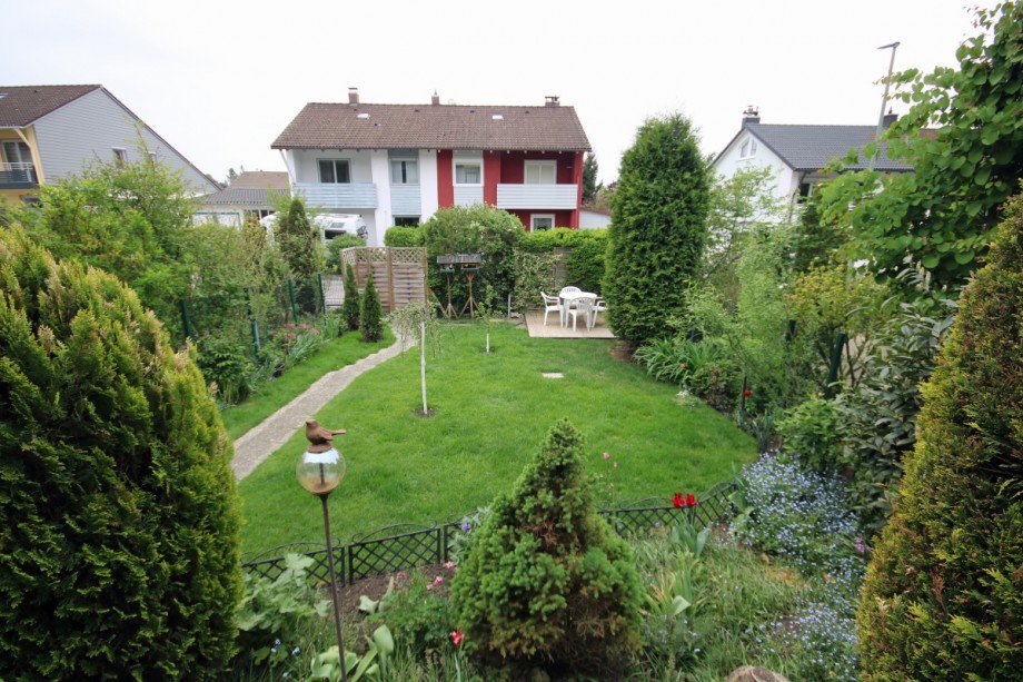 Blick in den Garten Reihenmittelhaus Mauerstetten