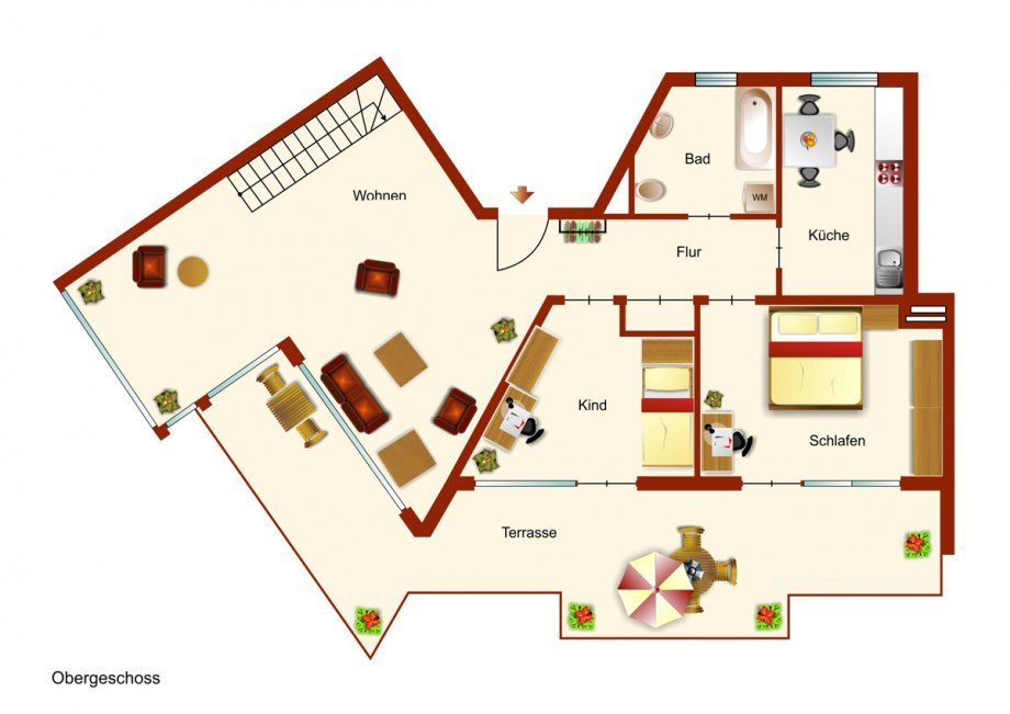 4. Obergeschoss Maisonettewohnung Kaufbeuren
