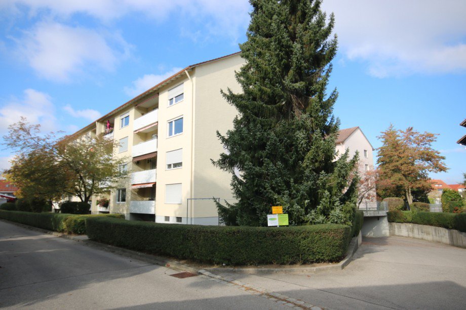 Westansicht Etagenwohnung Kaufbeuren