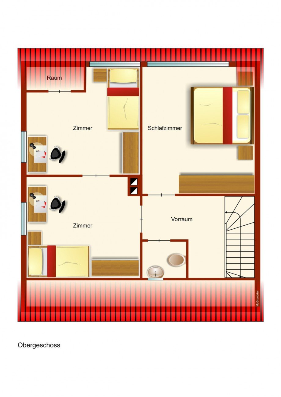 1. Obergeschoss Doppelhaush�lfte Kaufbeuren