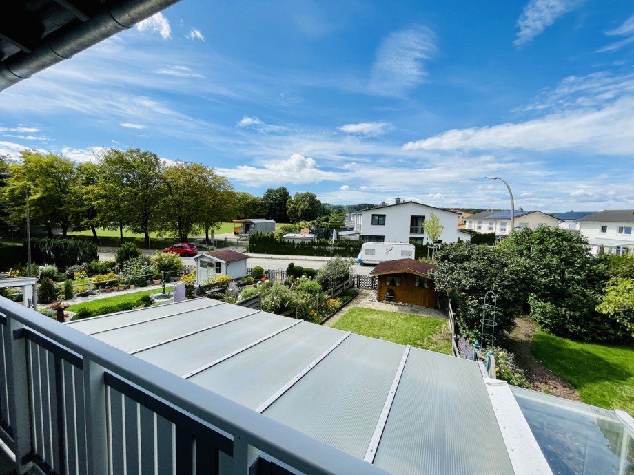 Blick vom Balkon Reihenmittelhaus Kaufbeuren