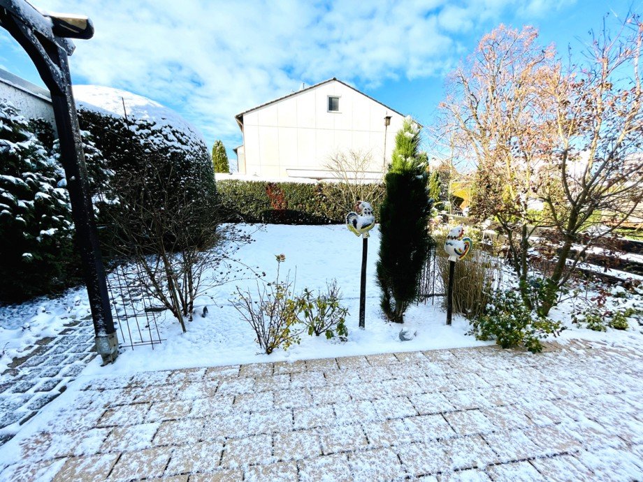 Blick in den Garten Reiheneckhaus Kaufbeuren
