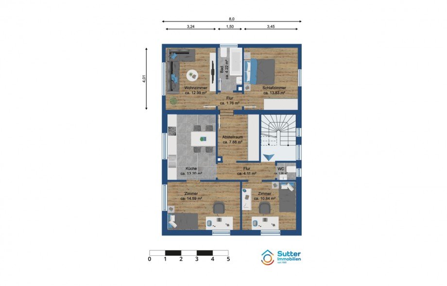 1. Obergeschoss Zweifamilienhaus Kaufbeuren