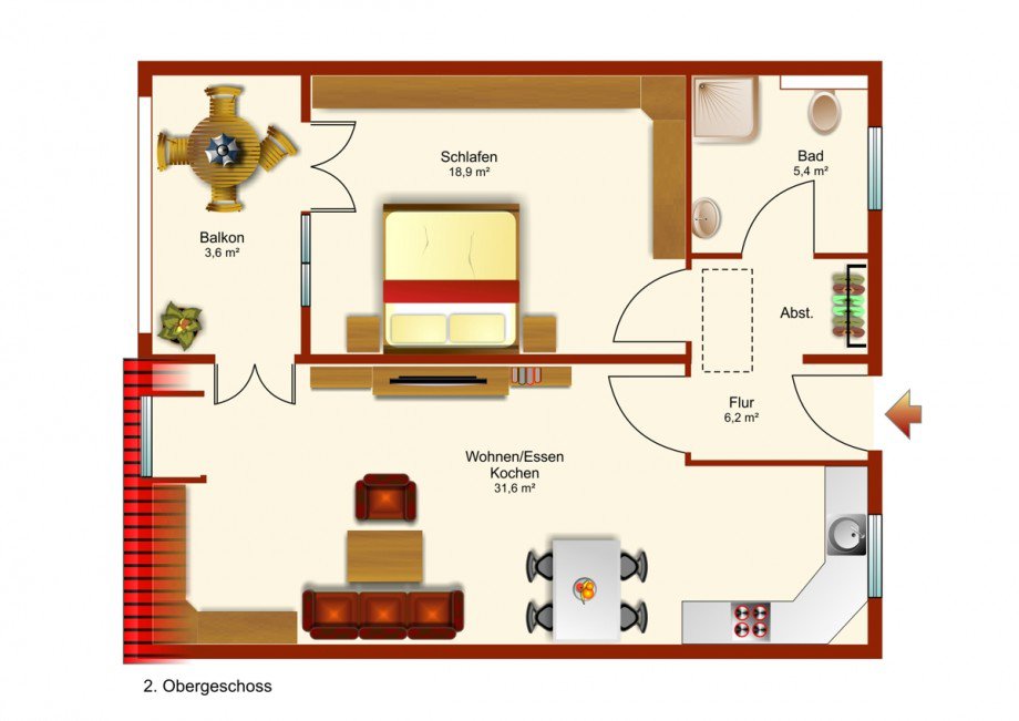 Grundriss Etagenwohnung Kaufbeuren