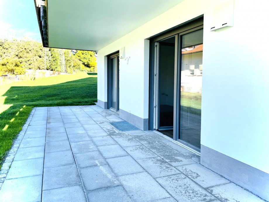 Terrasse Erdgeschosswohnung Aitrang