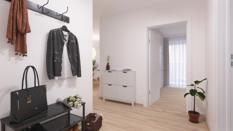 Flur Dachgeschosswohnung Aitrang