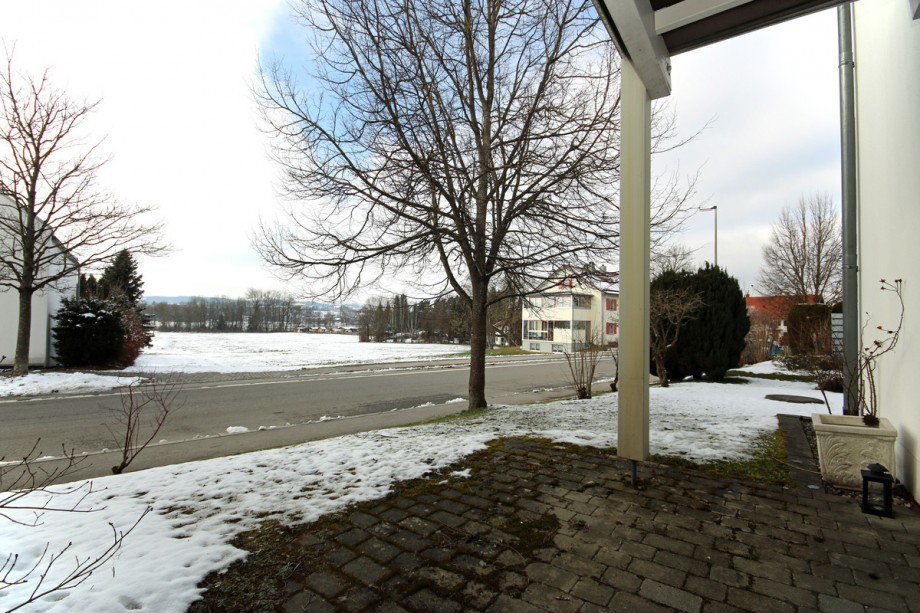 Blick von Terrasse Etagenwohnung Kaufbeuren