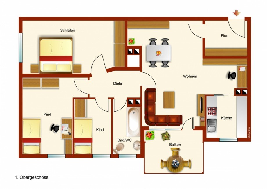 Grundriss Etagenwohnung Kaufbeuren