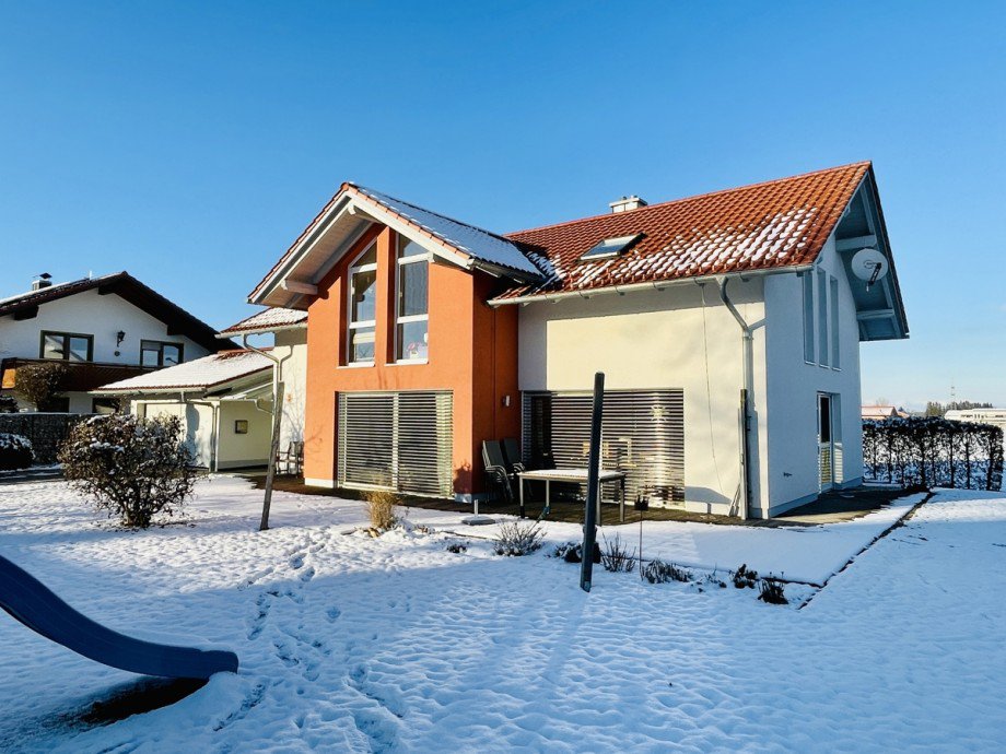 Ansicht S�d Ost Einfamilienhaus Biessenhofen