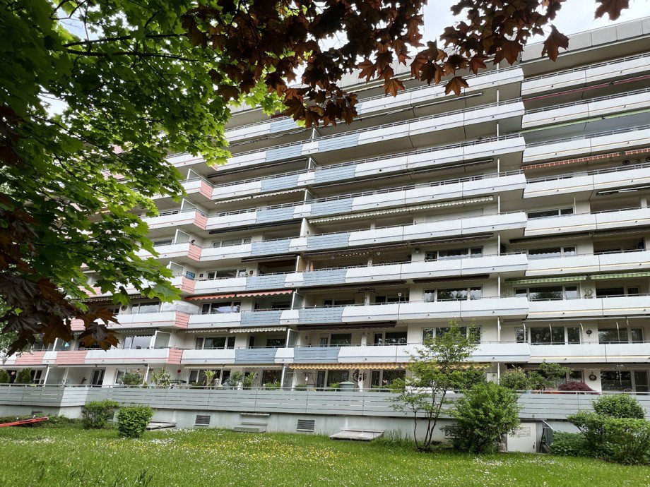 S�dwestansicht Etagenwohnung Kaufbeuren