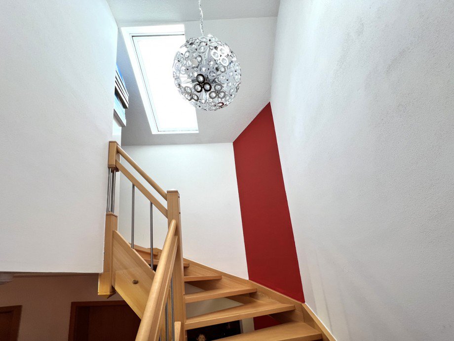 Treppe ins DG Doppelhaush�lfte Pforzen