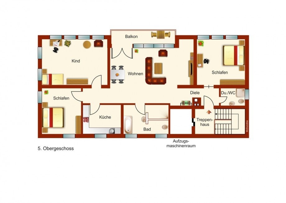 Penthouse 5. Obergeschoss Haus Kaufbeuren