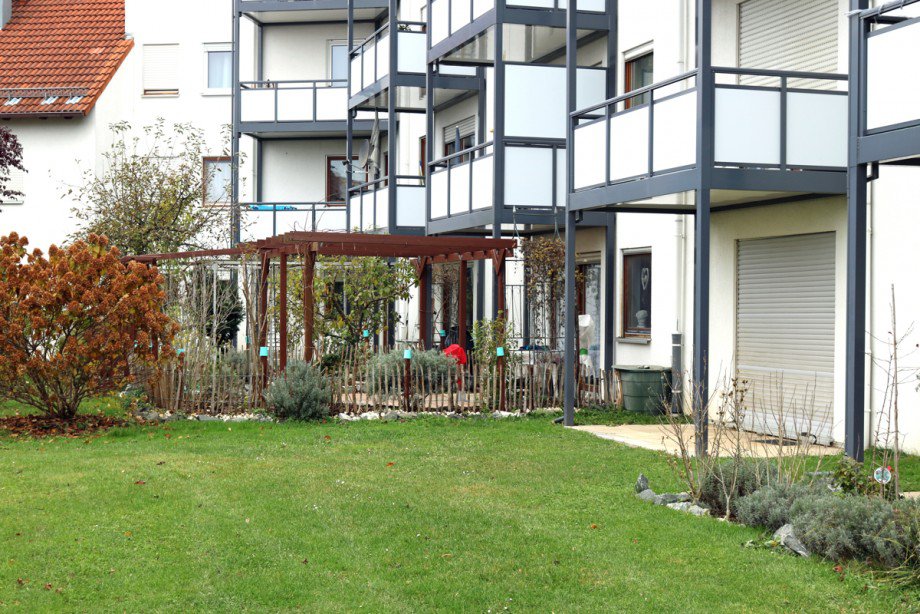 mit Pergola �berdacht Etagenwohnung Mindelheim