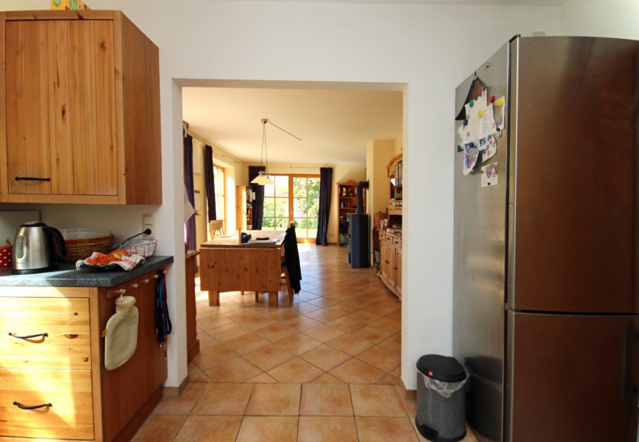 Blick in den Essbereich Einfamilienhaus Irsee