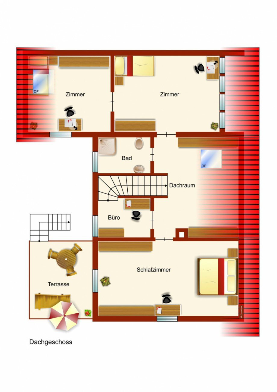 Obergeschoss Einfamilienhaus Kaltental