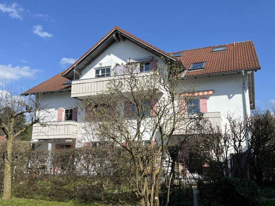 Westansicht Dachgeschosswohnung Kaufbeuren