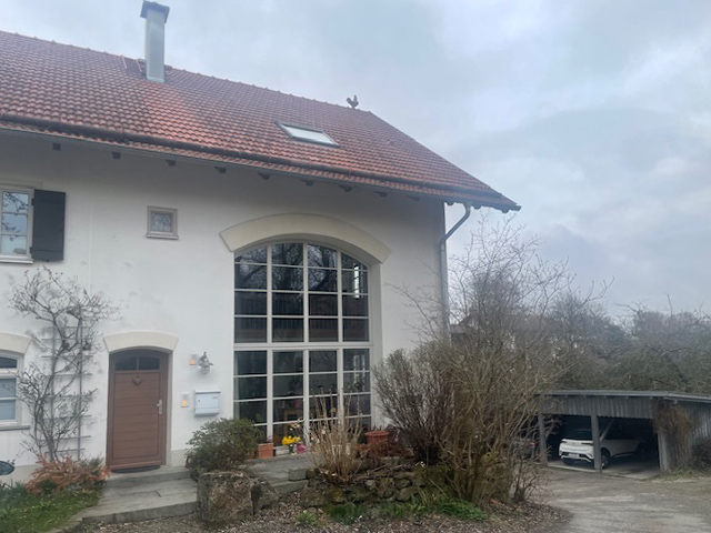 Au�enansicht Dachgeschosswohnung Irsee