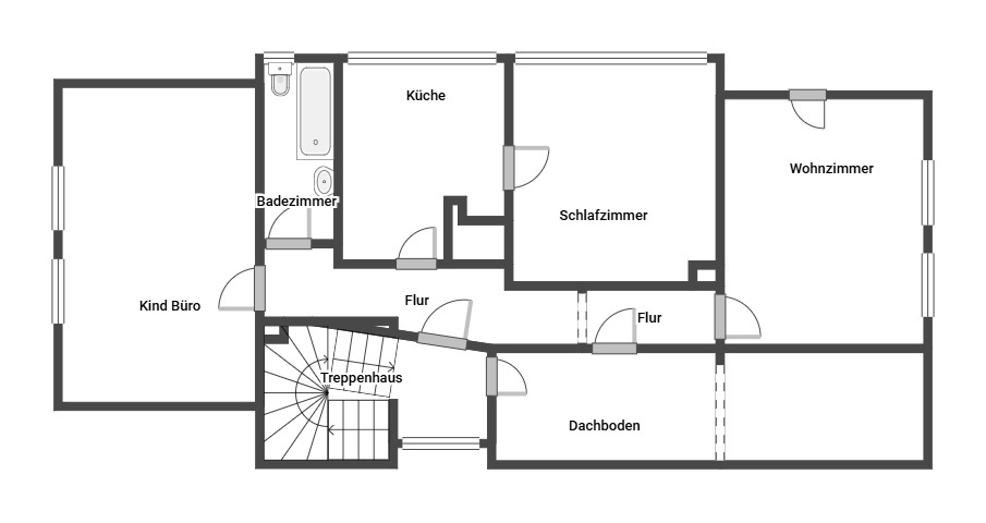 Dachgeschoss Haus Kaufbeuren