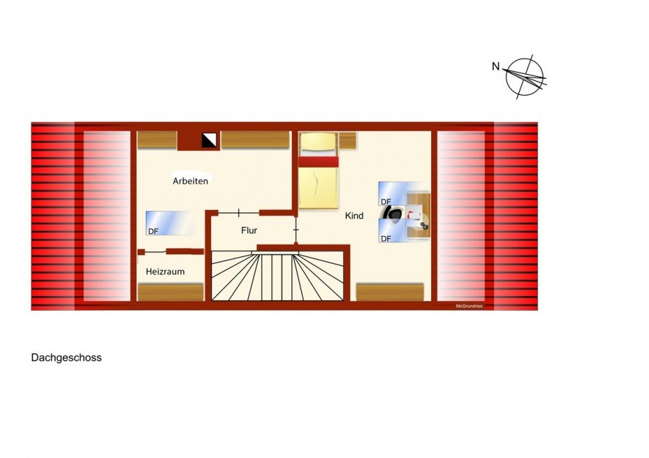 Dachgeschoss Reihenmittelhaus Landsberg
