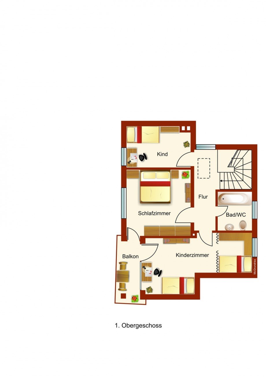 Obergeschoss Einfamilienhaus Kaufbeuren
