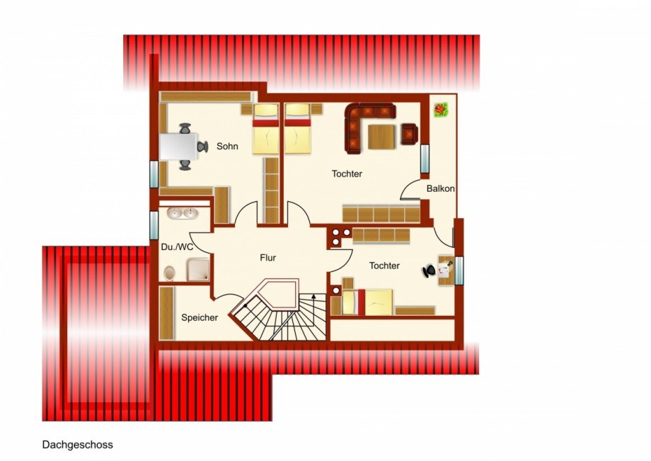 Obergeschoss Einfamilienhaus Pforzen