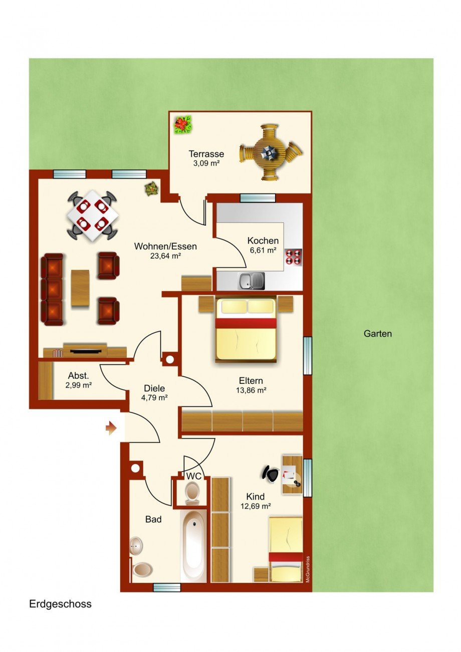 Grundriss Etagenwohnung Kaufbeuren