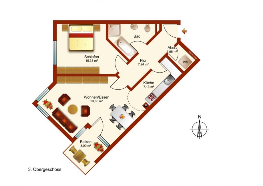 Grundriss Etagenwohnung Kaufbeuren
