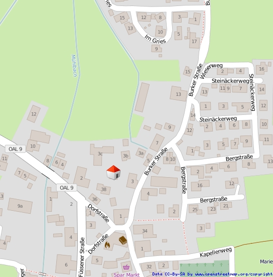 Lageplan Zweifamilienhaus St�tten am Auerberg