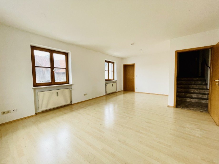 Wohnzimmer Etagenwohnung Irsee