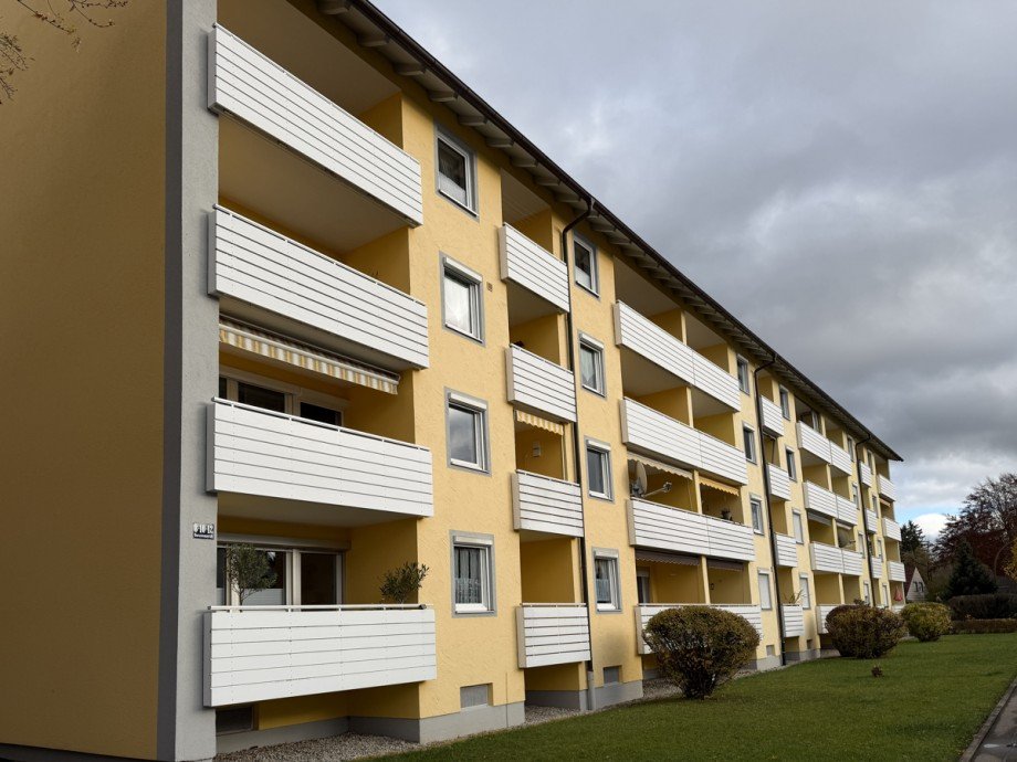Westansicht Etagenwohnung Kaufbeuren
