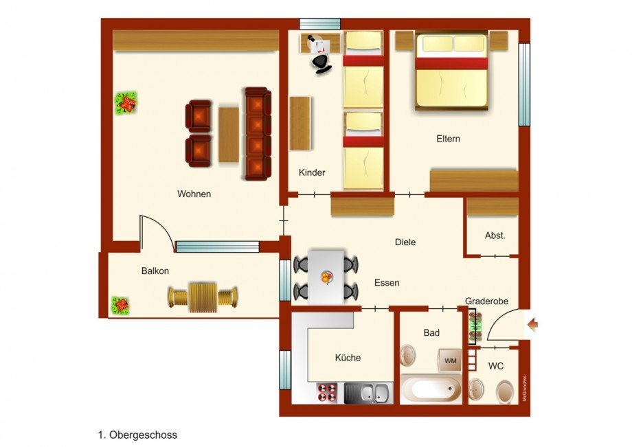 Grundriss Etagenwohnung Kaufbeuren