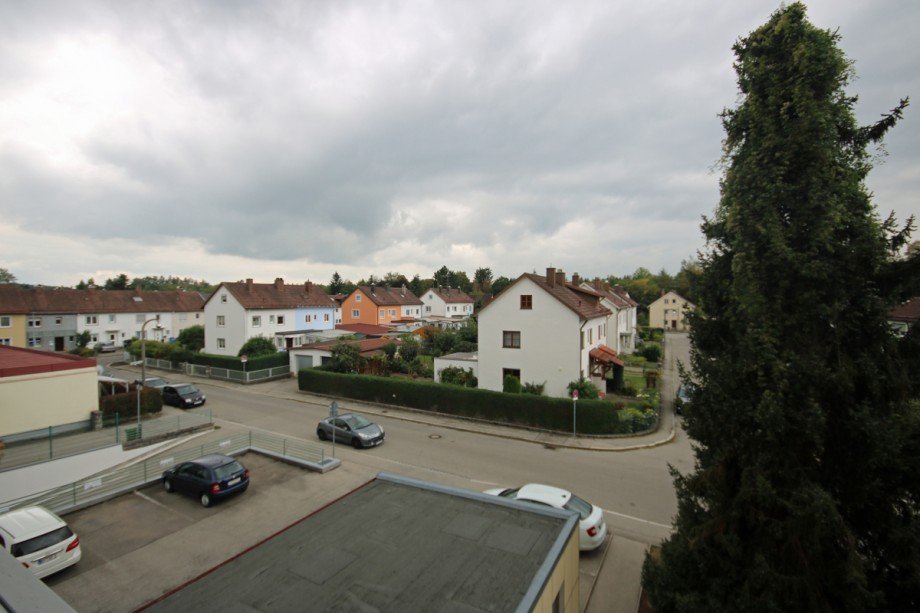 Ausblick Balkon Etagenwohnung Kaufbeuren