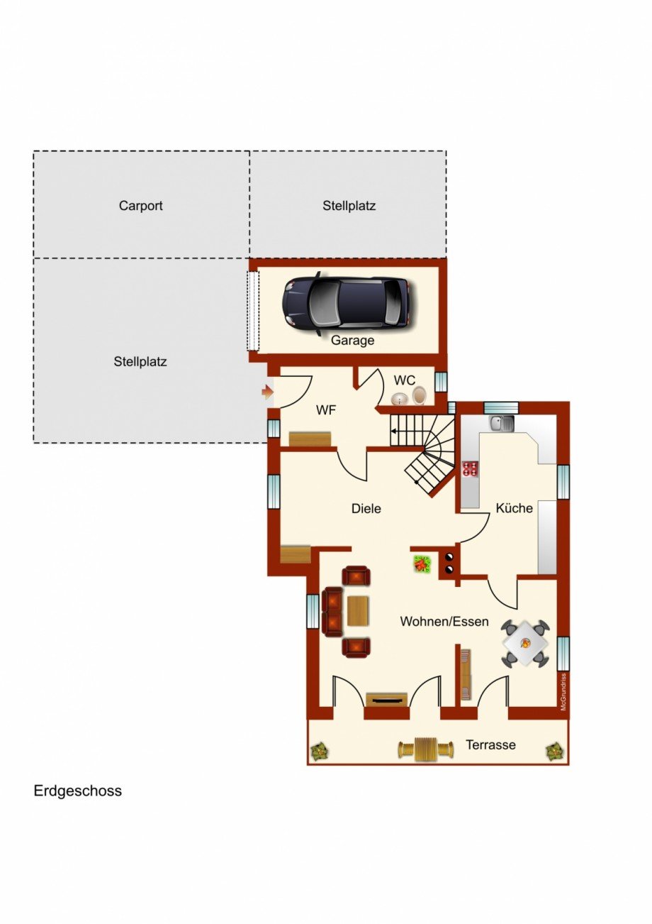 Erdgeschoss Einfamilienhaus Westendorf